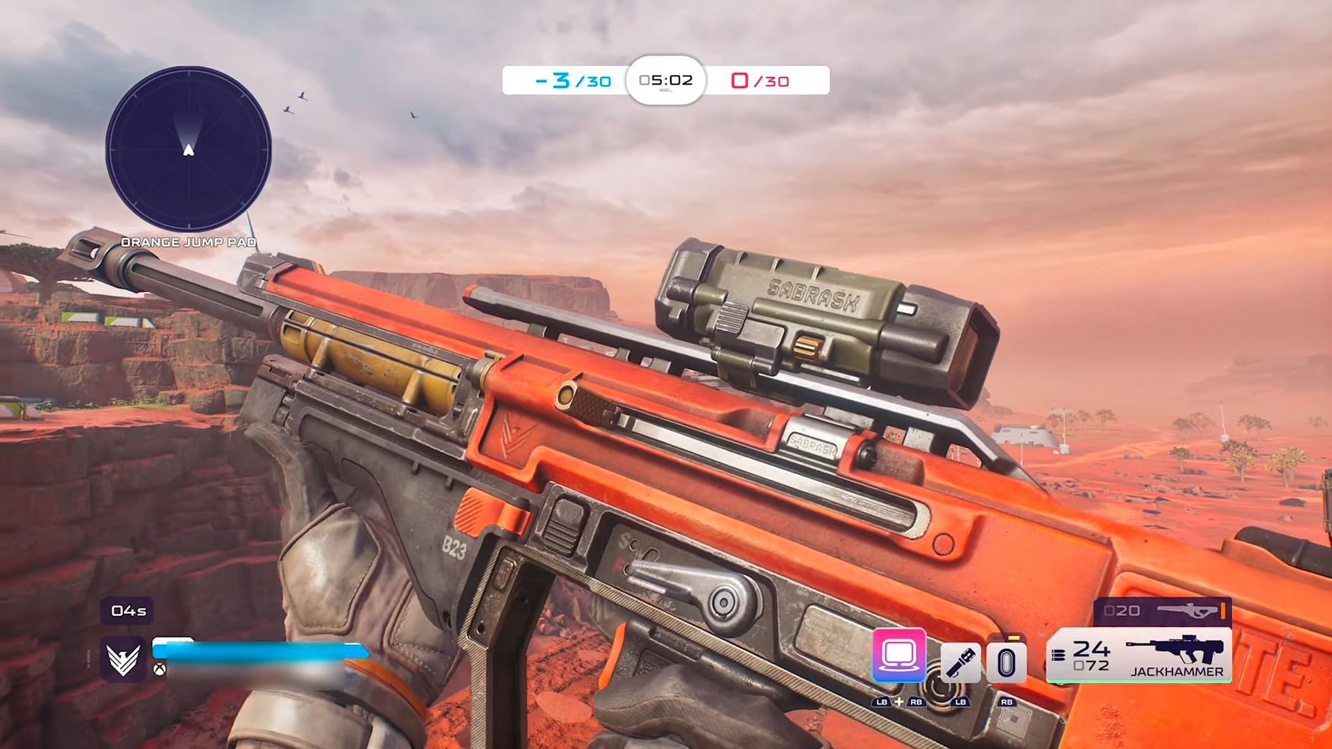 Jackhammer in Splitgate 2 (Image via 1047 Games)